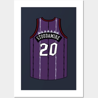 Damon Stoudamire Toronto Jersey Qiangy Posters and Art